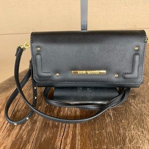 STEVE MADDEN BLK NWOT CLUTCH/WALLET/CROSSBODY BAG